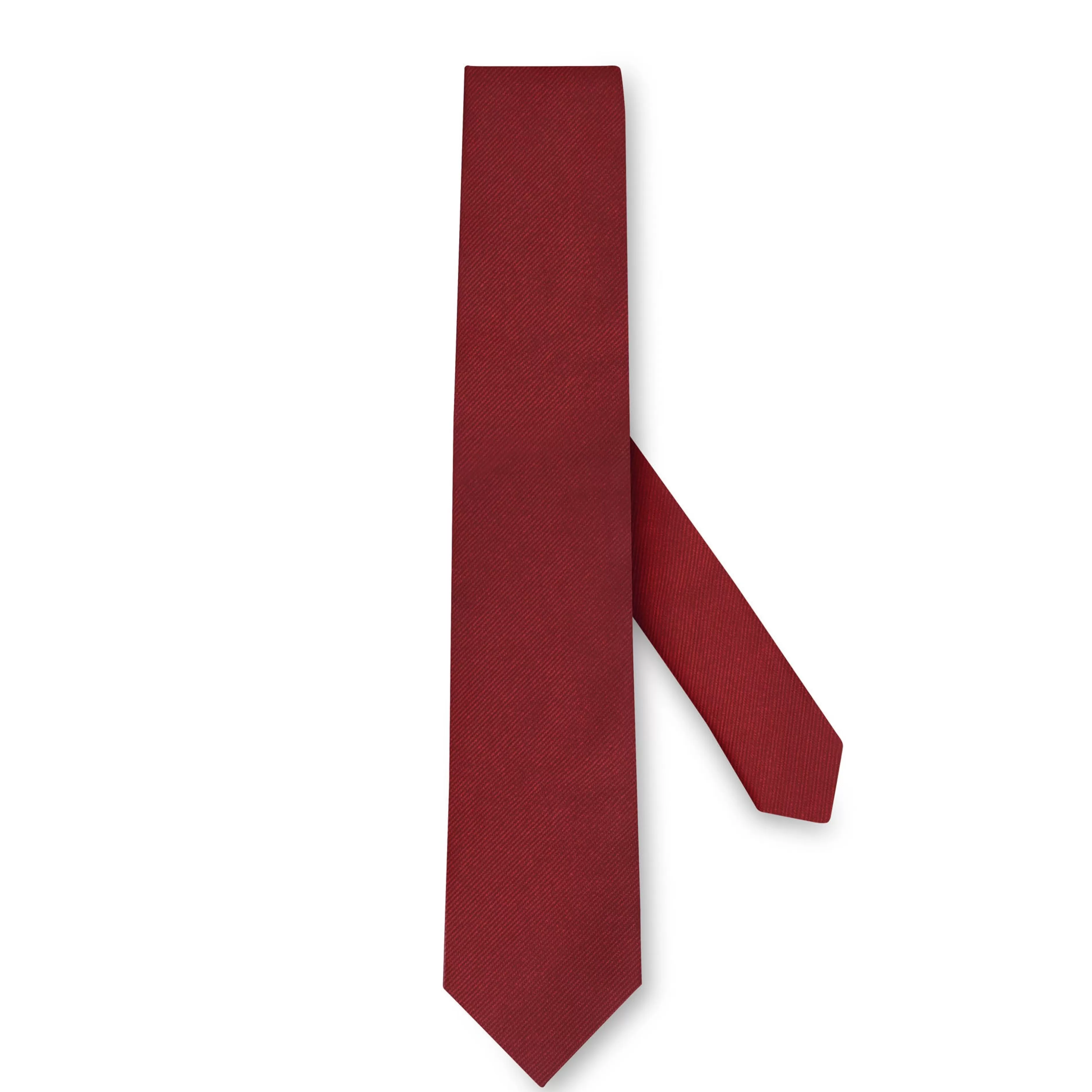 LodinG Cravate en pure soie en twill Rouge Best