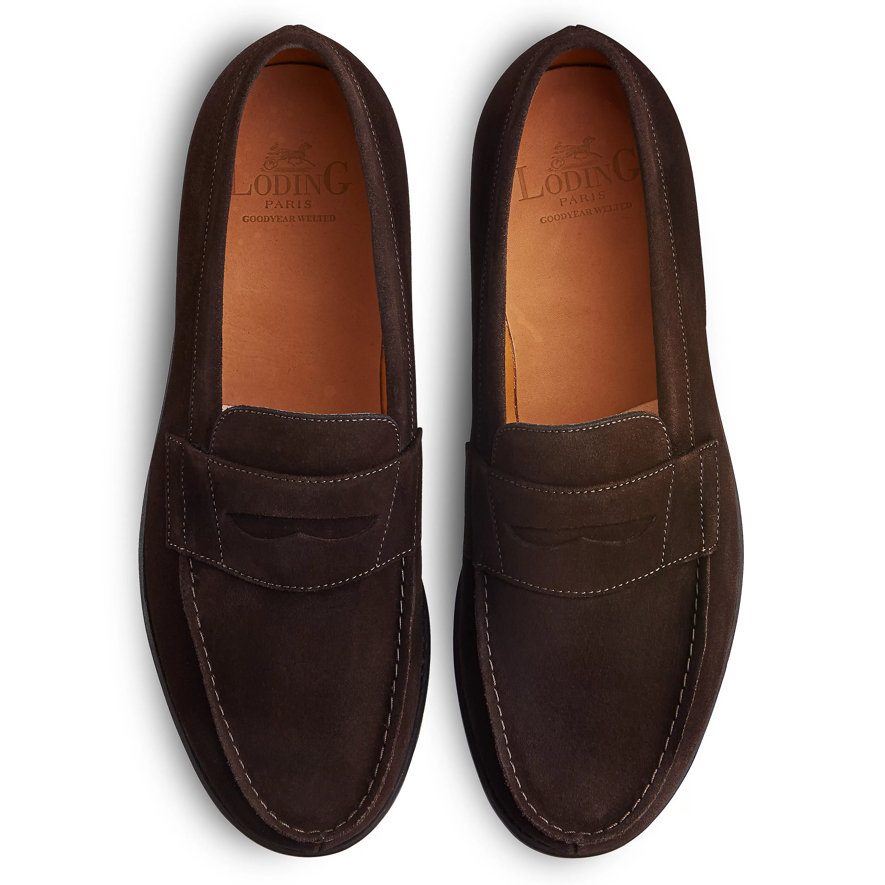 LodinG Mocassin Sulky 300 veau velours Marron Outlet