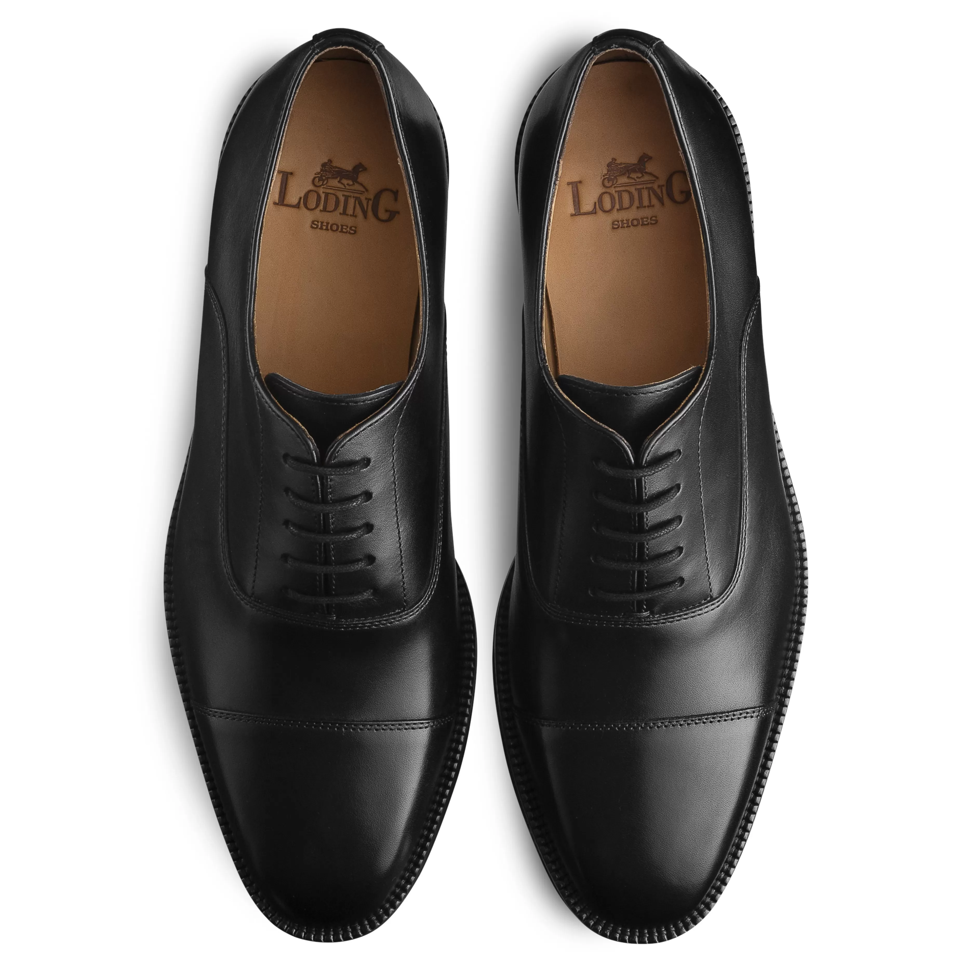 LodinG Richelieu semelle gomme Berga 303 Noir Discount
